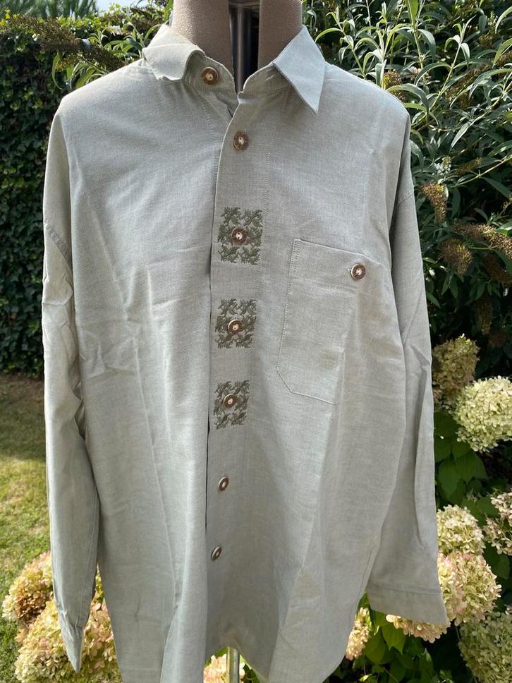 Oktoberfest hemd heren maat xl maat 43, Kleding | Heren, Carnavalskleding en Feestkleding, Zo goed als nieuw, Maat 56/58 (XL)