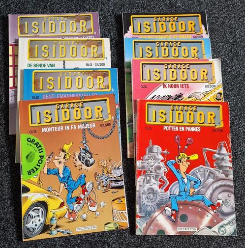 Garage Isidoor, 8 stuks stripboeken, Boeken, Stripboeken, Gelezen, Complete serie of reeks, Ophalen of Verzenden