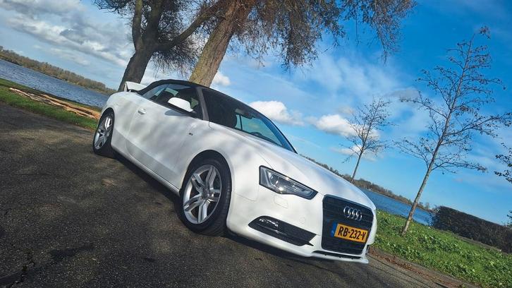 Audi A5 1.8 Tfsi 130KW Cabriolet 2012 Wit - 3x S-line, Auto's, Audi, Particulier, A5, Benzine, A, Cabriolet, Handgeschakeld, Geïmporteerd
