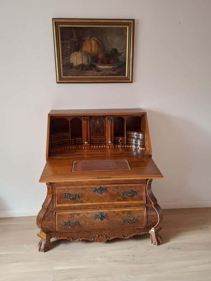 Antiek Barok Bureau met Klep, Antiek en Kunst, Antiek | Meubels | Kasten, Ophalen