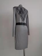 Nor Denmark grijze jurk met kant mt. 2 - 36/38 Nieuw kaartje, Kleding | Dames, Maat 38/40 (M), Nieuw, Ophalen of Verzenden, Knielengte