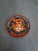KMAR forensische opsporing patch, Verzamelen, Ophalen of Verzenden, Marechaussee, Nederland, Embleem of Badge