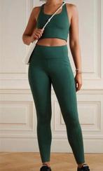 Sports set van Girlfriend Collective groen dark green, Ophalen of Verzenden, Zo goed als nieuw, Maat 34 (XS) of kleiner, Groen