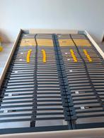 Zgan Lattenbodems met stevige bed ombouw, Ophalen, Tweepersoons, 140 cm, Zo goed als nieuw
