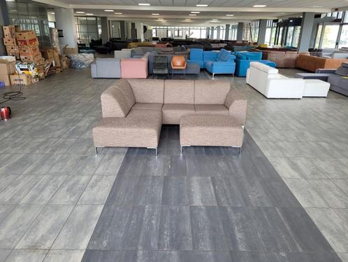 ✅️️️GEREINIGD zandkleurige hoekbank 245x200 |GRATIS LEVERING, Huis en Inrichting, Banken | Bankstellen, Zo goed als nieuw, Hoekbank