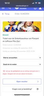 4 tickets show planpiet en juf pita 29 nov, Tickets en Kaartjes, Theater | Cabaret en Komedie, Twee personen, November