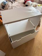 2x Ikea Stuva bureau en 1x Stuva lade op wieltjes, Huis en Inrichting, Ophalen, Zo goed als nieuw