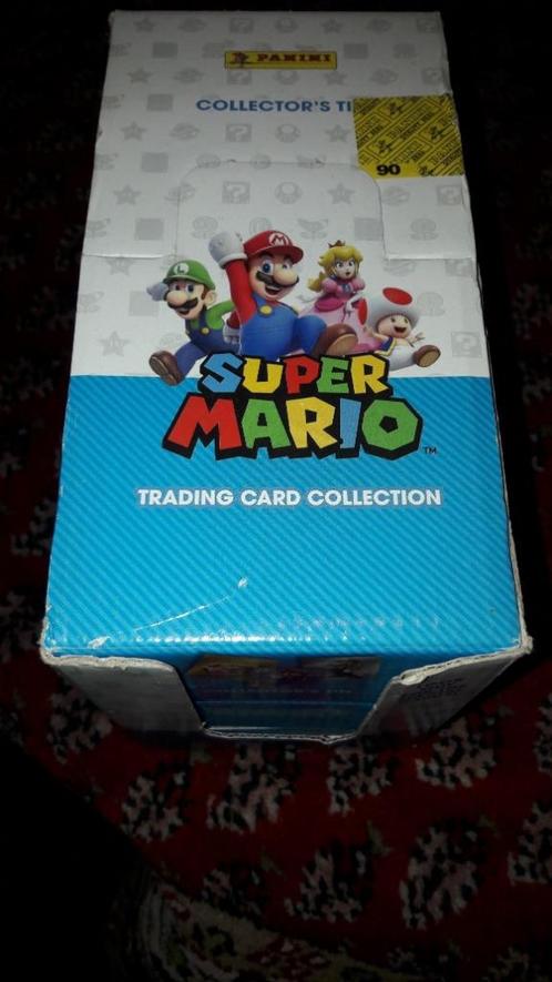 Super Mario trading cards 24+3 limited edition in box, Hobby en Vrije tijd, Stickers en Plaatjes, Nieuw, Meerdere plaatjes, Ophalen of Verzenden