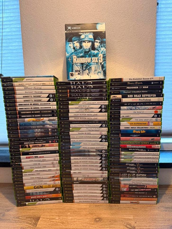 104 xbox classic/original spellen, Spelcomputers en Games, Games | Xbox Original, Zo goed als nieuw, Avontuur en Actie, 1 speler