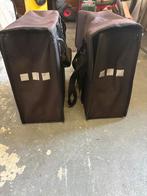 Willex Dubbele Fietstas Bruin, Ophalen, Gebruikt