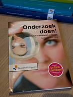 Onderzoek doen! - Kwantitatief en kwalitatief onderzoek, Ophalen of Verzenden, Zo goed als nieuw, HBO