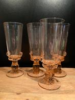4 zalm roze champagne glazen Riviera Maison, Ophalen of Verzenden, Gebruikt, Overige typen