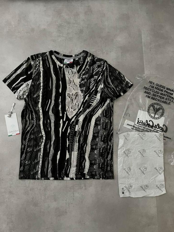 Carlo Colucci T-shirt - S Small shirt, Kleding | Heren, T-shirts, Zo goed als nieuw, Maat 46 (S) of kleiner, Zwart, Ophalen of Verzenden