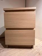 IKEA MALM Nachtkastje – 2 lades, Huis en Inrichting, Slaapkamer | Nachtkastjes, Ophalen, Minder dan 45 cm, 55 tot 70 cm, Zo goed als nieuw