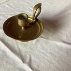 Koperen kandelaar met oor (blaker), Antiek en Kunst, Antiek | Kandelaars, Ophalen of Verzenden, Koper of Brons