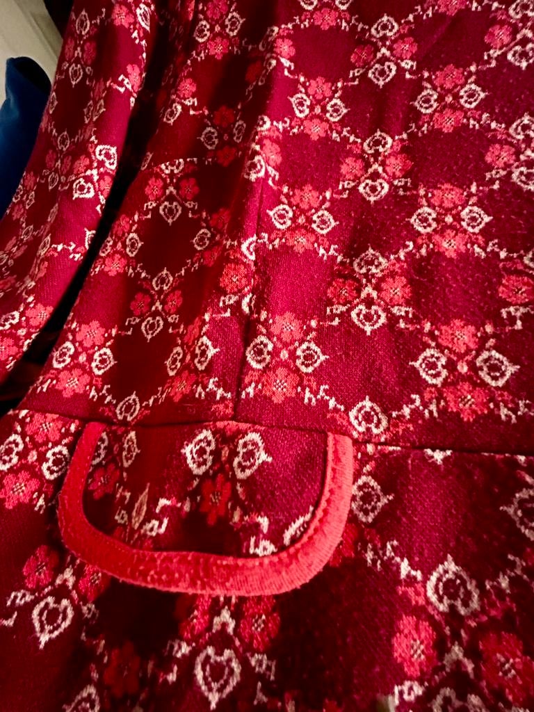 King Louie jurk rood L, Kleding | Dames, Maat 42/44 (L), Ophalen of Verzenden, Knielengte, Gedragen