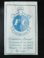 suikerzakje cafetaria Succes Groningen, Ophalen of Verzenden