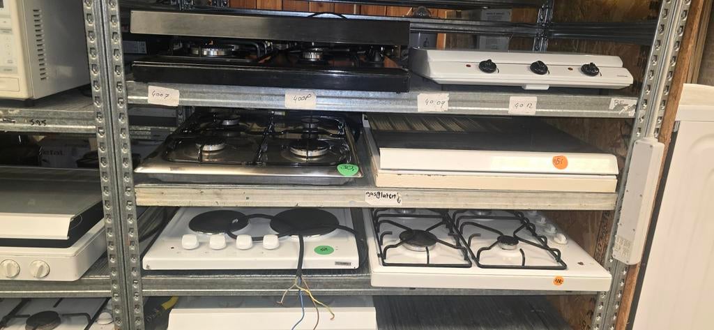 Jong gebruikte gaskookplaten met garantie, Ophalen, 4 kookzones, Zo goed als nieuw, Gas