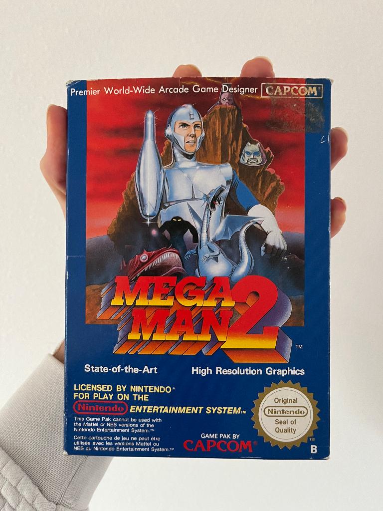 Nintendo NES game Mega Man 2 with perfect box, Avontuur en Actie, 1 speler, Eén computer, Ophalen of Verzenden