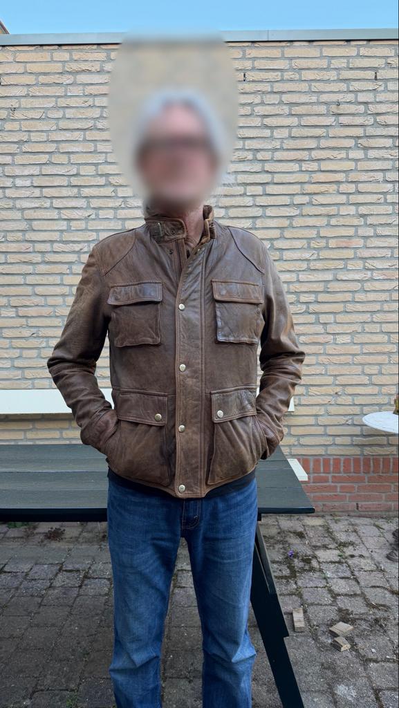 Massimo Dutti 3/4 Leren Motorjas - Zo goed als nieuw, Ophalen of Verzenden, Nieuw zonder kaartje, Dames, Jas | leer