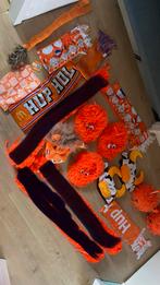 Oranje versiering voor voetbal, Ophalen of Verzenden, Gebruikt, Versiering, Oranje of Koningsdag