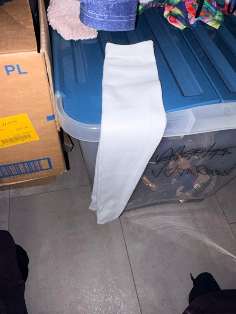 7 paar witte sokken, 50 cm, geschikt voor sublimatie, Kleding | Dames, Sokken en Kousen, Ophalen of Verzenden, Nieuw, Wit, Sokken en Kniesokken