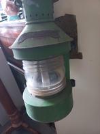 Originele groene scheepslamp, Verzamelen, Ophalen of Verzenden, Zo goed als nieuw