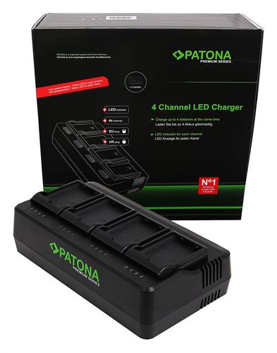 Premium 4-fold Charger Nikon D600 D750 D800 D810 D7200 D7500, Verzenden, Nieuw