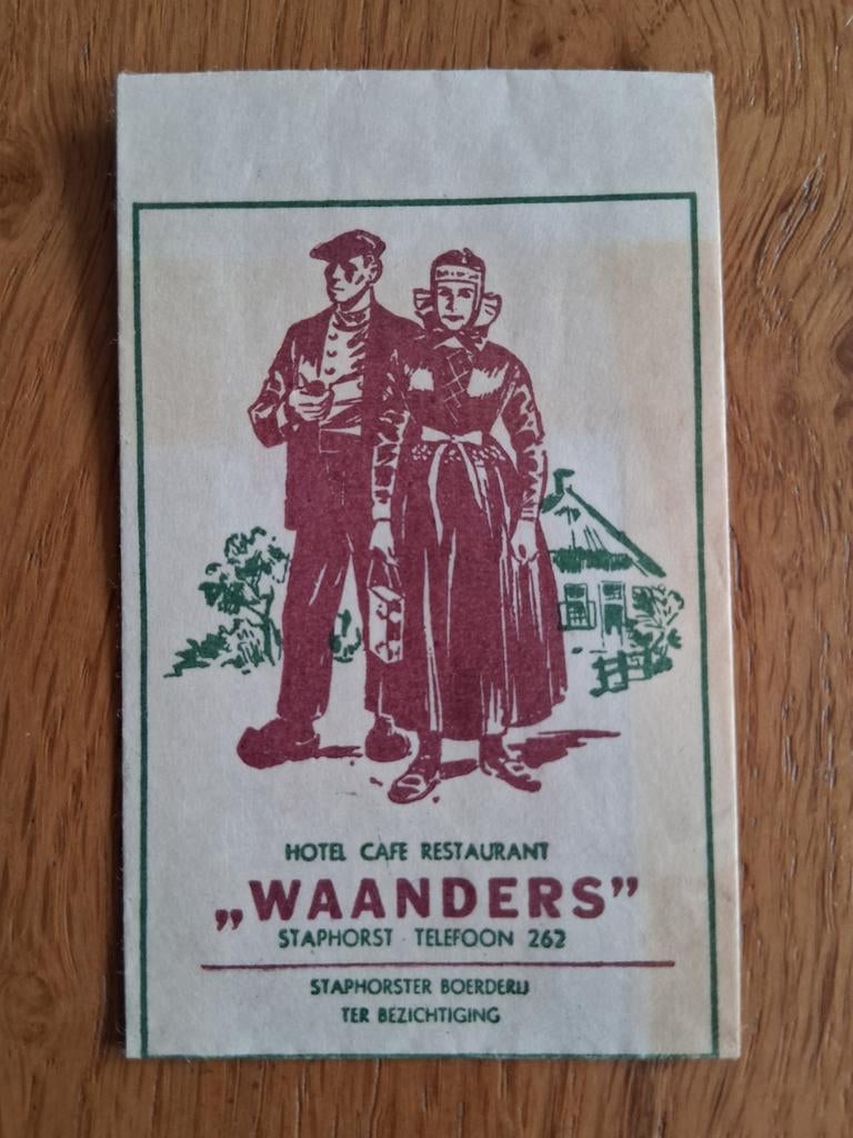 Suikerzakje #542 Waanders Staphorst, Verzenden, Nederland