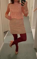 LM Lulu paris Patricia Forgeal rok ruit maat 36, Ophalen of Verzenden, Zo goed als nieuw, Maat 36 (S)