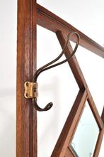 Art nouveau eiken kapstok paraplubak circa 1900, Gebruikt, Ophalen of Verzenden, Staande kapstok, 150 tot 200 cm