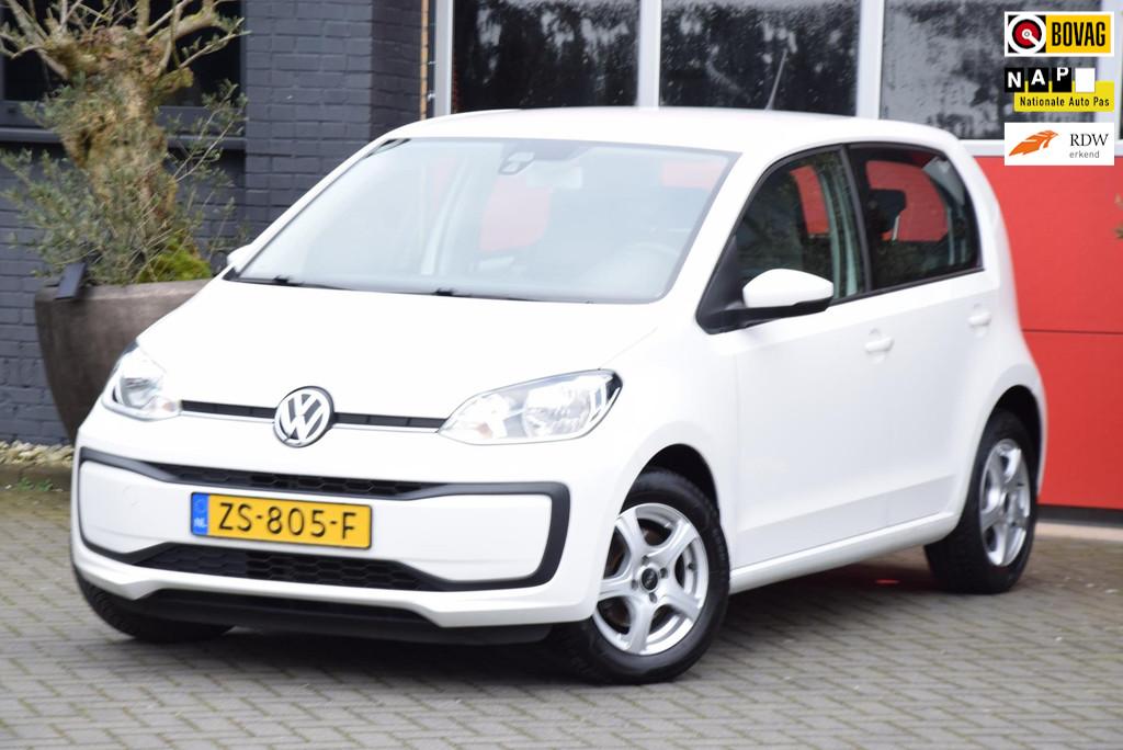 Volkswagen Up! 1.0 BMT move up! 2019 5 Deurs Airco Navigatie, Auto's, Volkswagen, Voorwielaandrijving, Wit, Origineel Nederlands