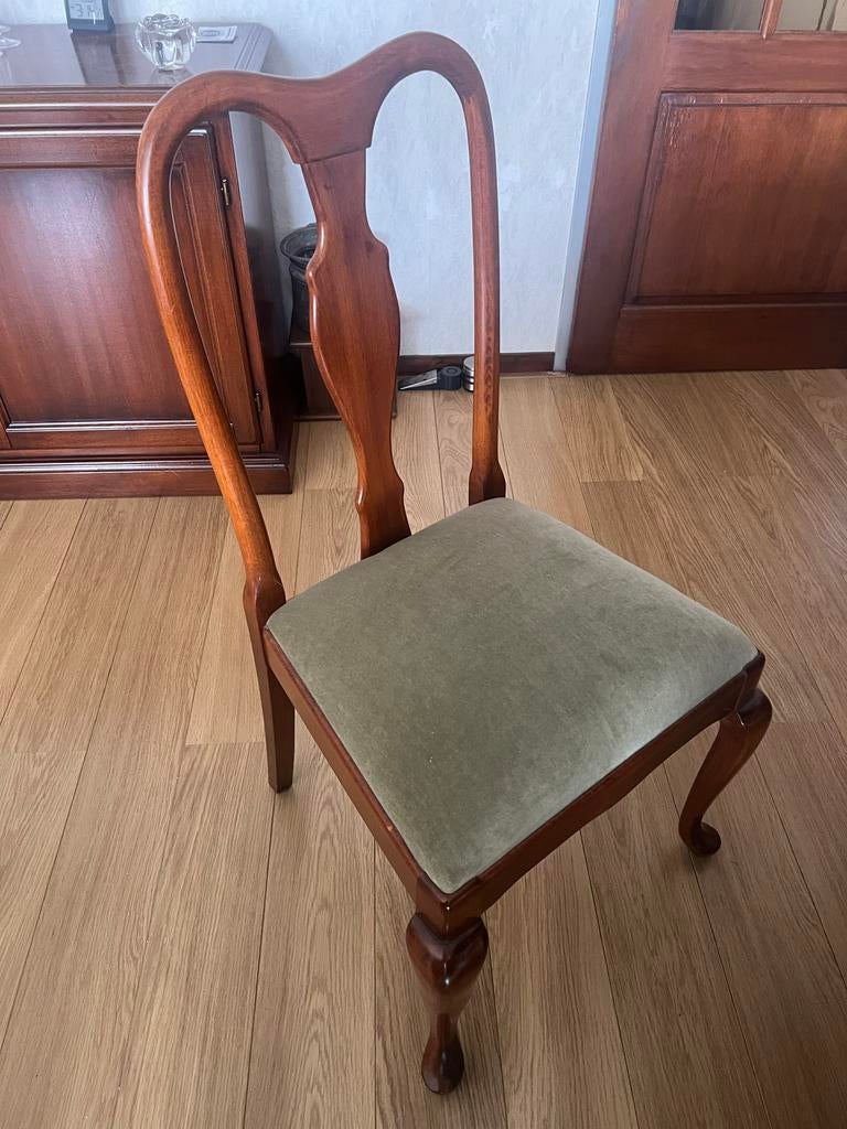 Klassieke massief houten eethoek in uitstekende staat, Ophalen