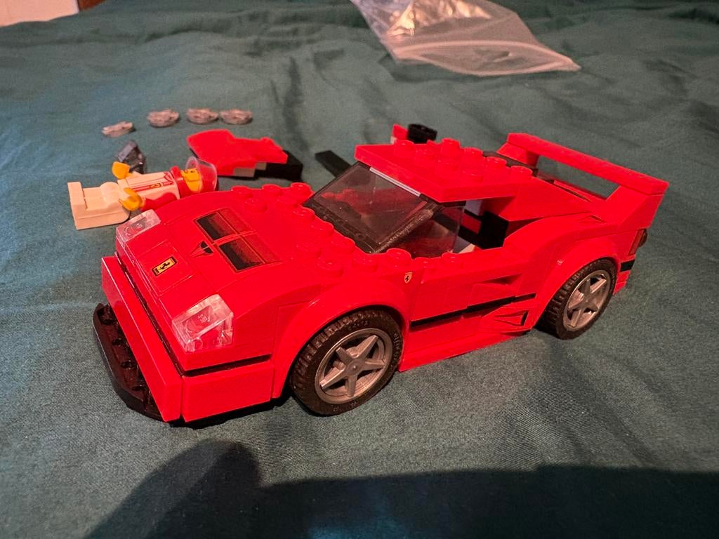 LEGO 75890 Ferrari F40, Kinderen en Baby's, Speelgoed | Duplo en Lego, Ophalen of Verzenden, Zo goed als nieuw, Complete set, Lego