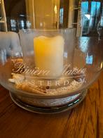 Riviera Maison Windlicht met schelpen en LED kaars, Ophalen, Zo goed als nieuw