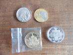 4 x Herdenkingsmunten munt Belgische Grondwet Victor Horta, Ophalen of Verzenden, Overige landen, Overige waardes, Losse munt