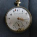 Zakhorloge van zilver, Sieraden, Tassen en Uiterlijk, Horloges | Antiek, Overige merken, Zakhorloge, 1900 tot 1930, Ophalen of Verzenden