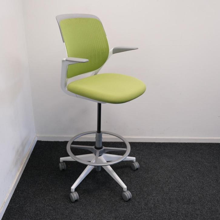Steelcase Cobi Chair - Baliestoel - Groen/Wit - ZGAN, Huis en Inrichting, Bureaustoelen, Zo goed als nieuw, Bureaustoel, Groen
