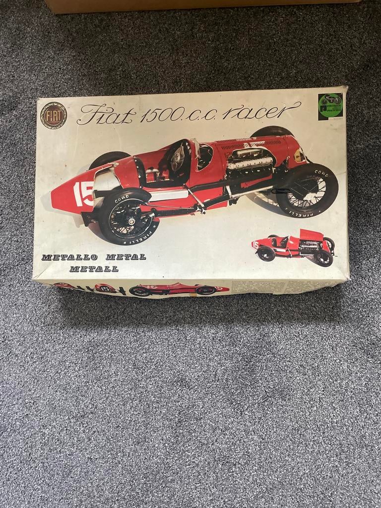 Fiat 1500 C.C. Racer Modelbouwkit - Vintage Auto, Ophalen, Gebruikt, Auto, Overige merken
