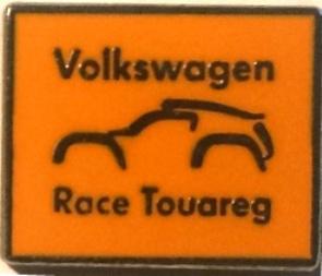 Volkswagen Race Touareg pin, Verzamelen, Speldjes, Pins en Buttons, Verzenden, Nieuw, Transport, Speldje of Pin