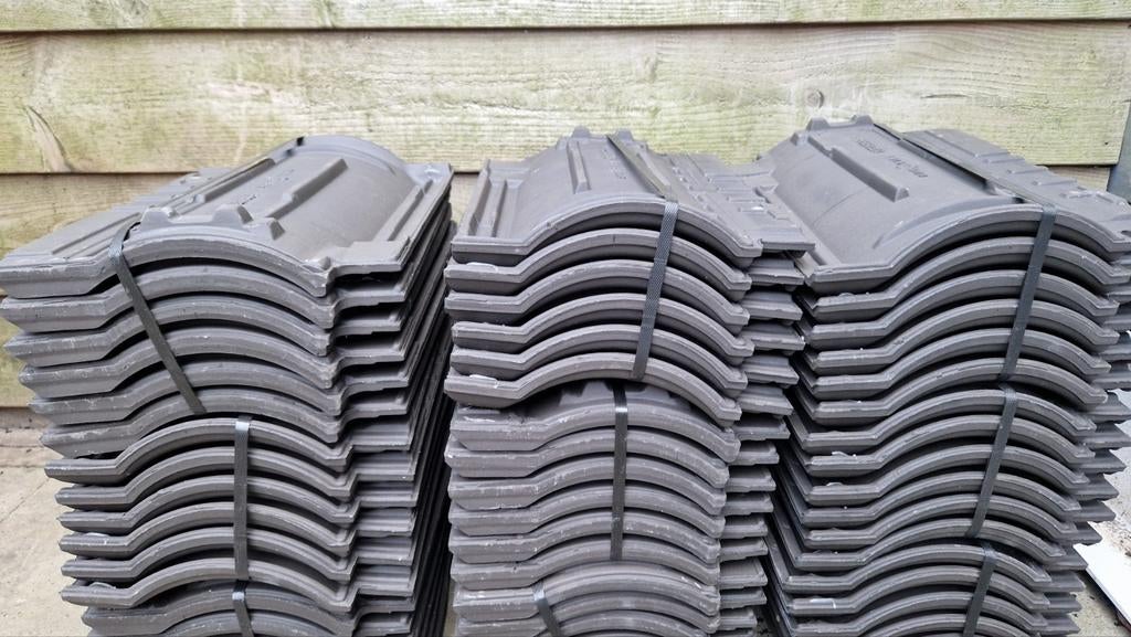 Koramic dakpannen, grijs, Ophalen, Grijs, Steen of Klei, Dakpannen
