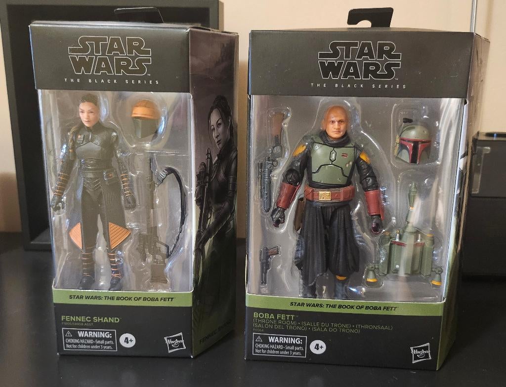 Star Wars Black Series "Boba Fett en Fennec shand" (geopend), Ophalen of Verzenden, Zo goed als nieuw, Actiefiguurtje