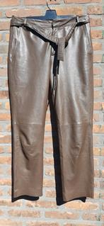 Mooie  broek van  soepel leder. Mt 42, Ophalen of Verzenden, Zo goed als nieuw, Lang
