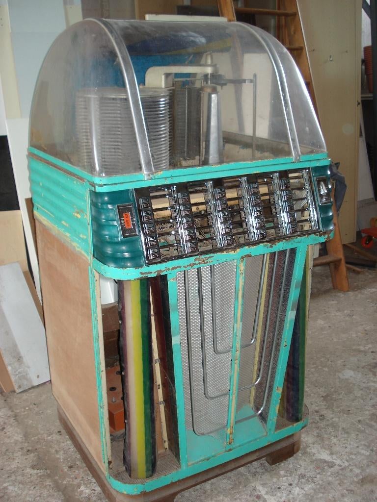 Jukebox Rock Ola 1434 Super Rocket  Project  1951, Verzamelen, Automaten | Jukeboxen, Ophalen, Gebruikt, 1950 tot 1960, Rock Ola