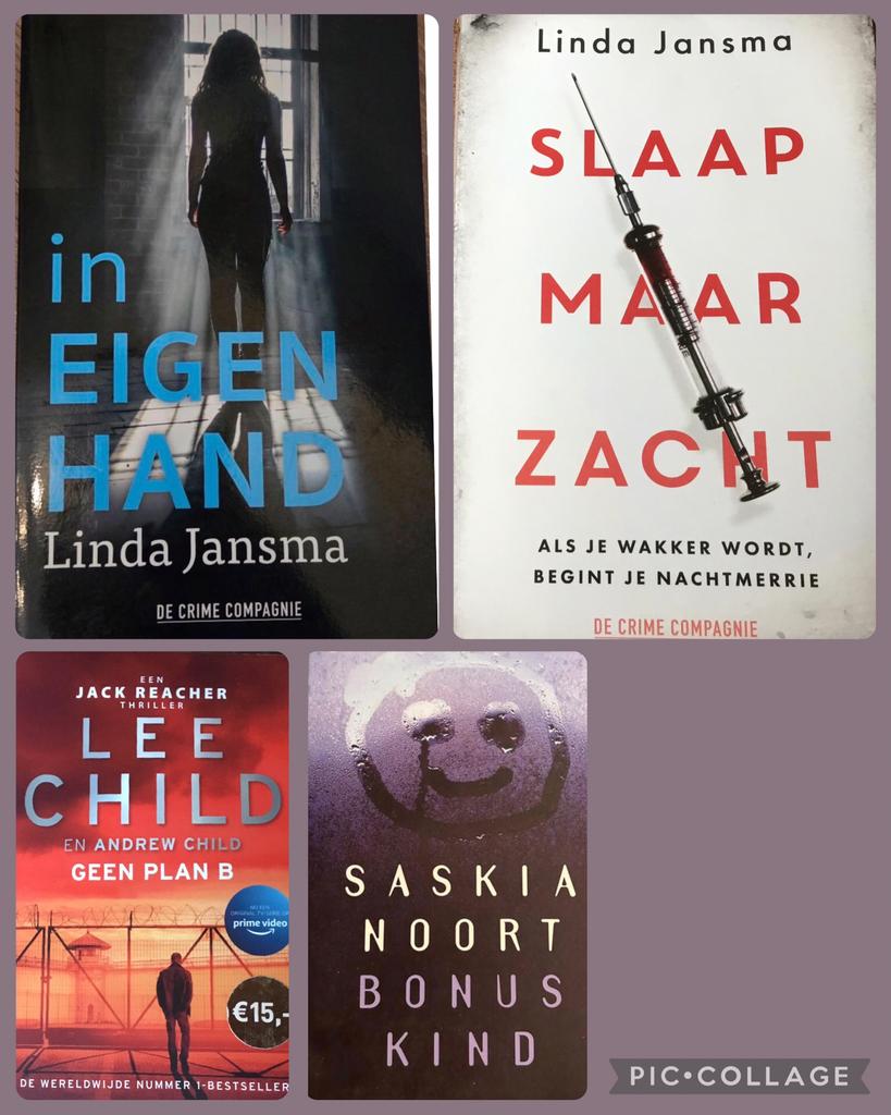 4 boeken voor €10 van Saskia Noort, Linda Jansma , Lee Child, Ophalen of Verzenden, Zo goed als nieuw