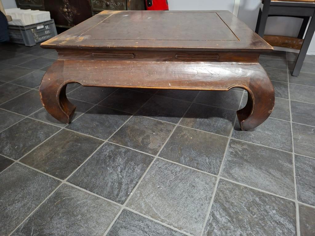 🏷 Opknapper Opium salon tafel 90x90x40, Ophalen, Gebruikt, Minder dan 50 cm, Rechthoekig