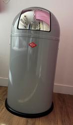 Wesco prullenbak grijs, Ophalen, 40 liter of meer, Zo goed als nieuw, Metaal