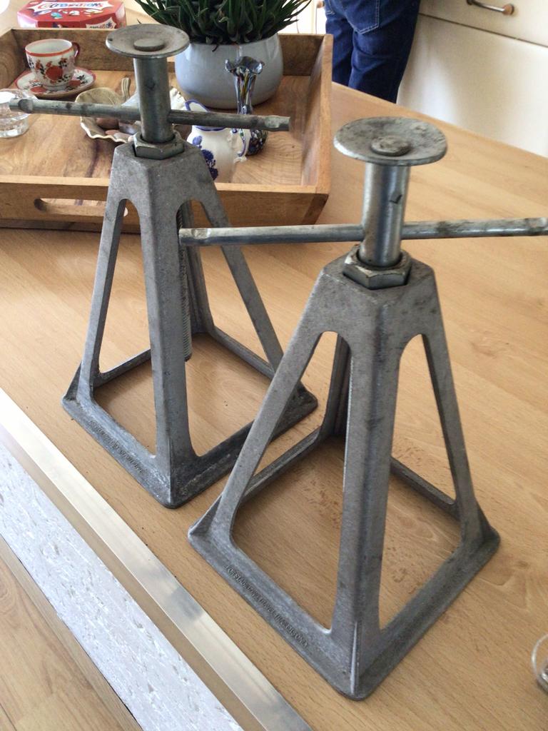 Steun voor caravan, Caravans en Kamperen, Caravan accessoires, Ophalen, Zo goed als nieuw