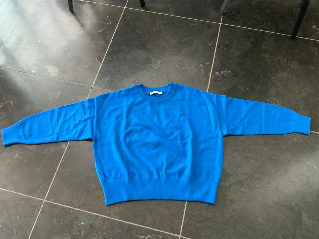 ZARA TRUI BLAUW (incl. Verzendkosten), Kleding | Dames, Truien en Vesten, Verzenden, Zo goed als nieuw, Maat 42/44 (L), Blauw