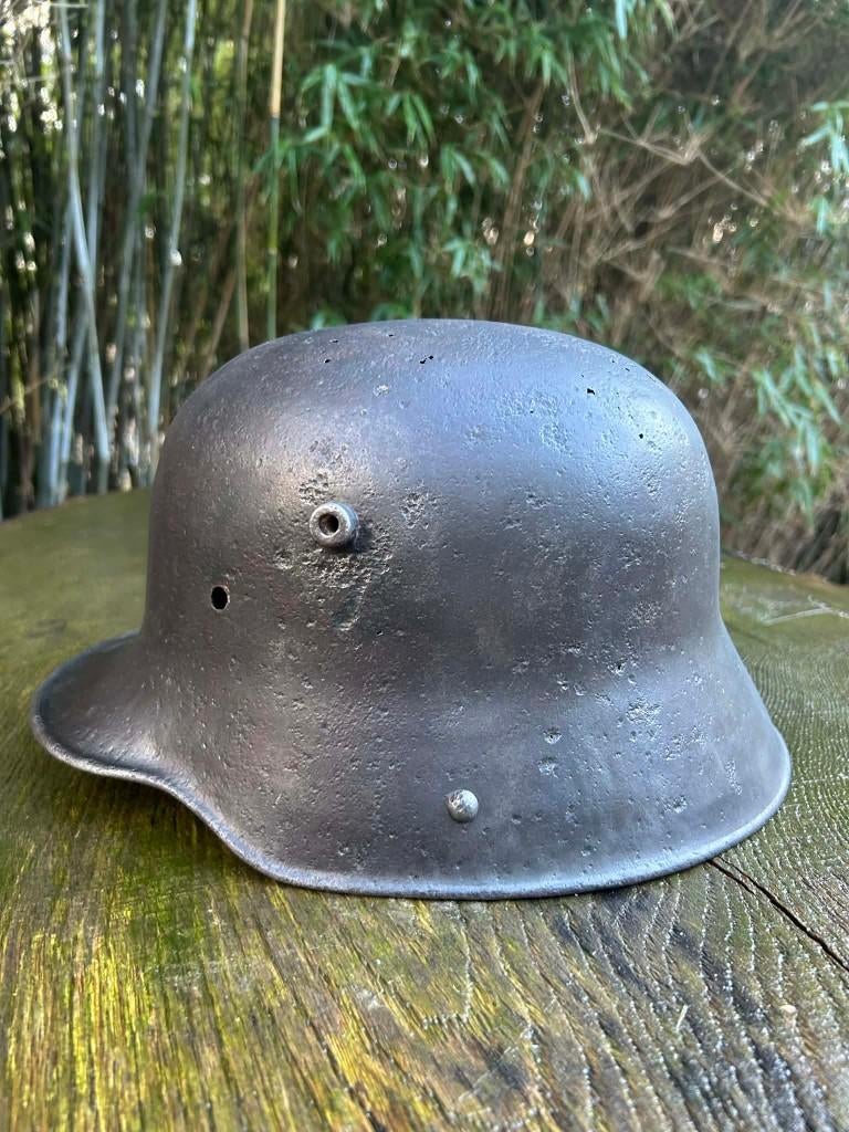Duitse WOI helm, Verzamelen, Militaria | Algemeen, Ophalen of Verzenden, Landmacht, Duitsland, Helm of Baret